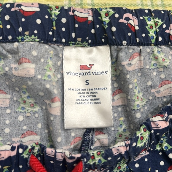 Vineyard Vines Santa Whale Pajamas size Small - Picture 4 of 4